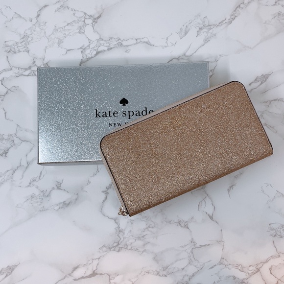 Kate Spade Glitter Fabric Wallet - Picture 3 of 11